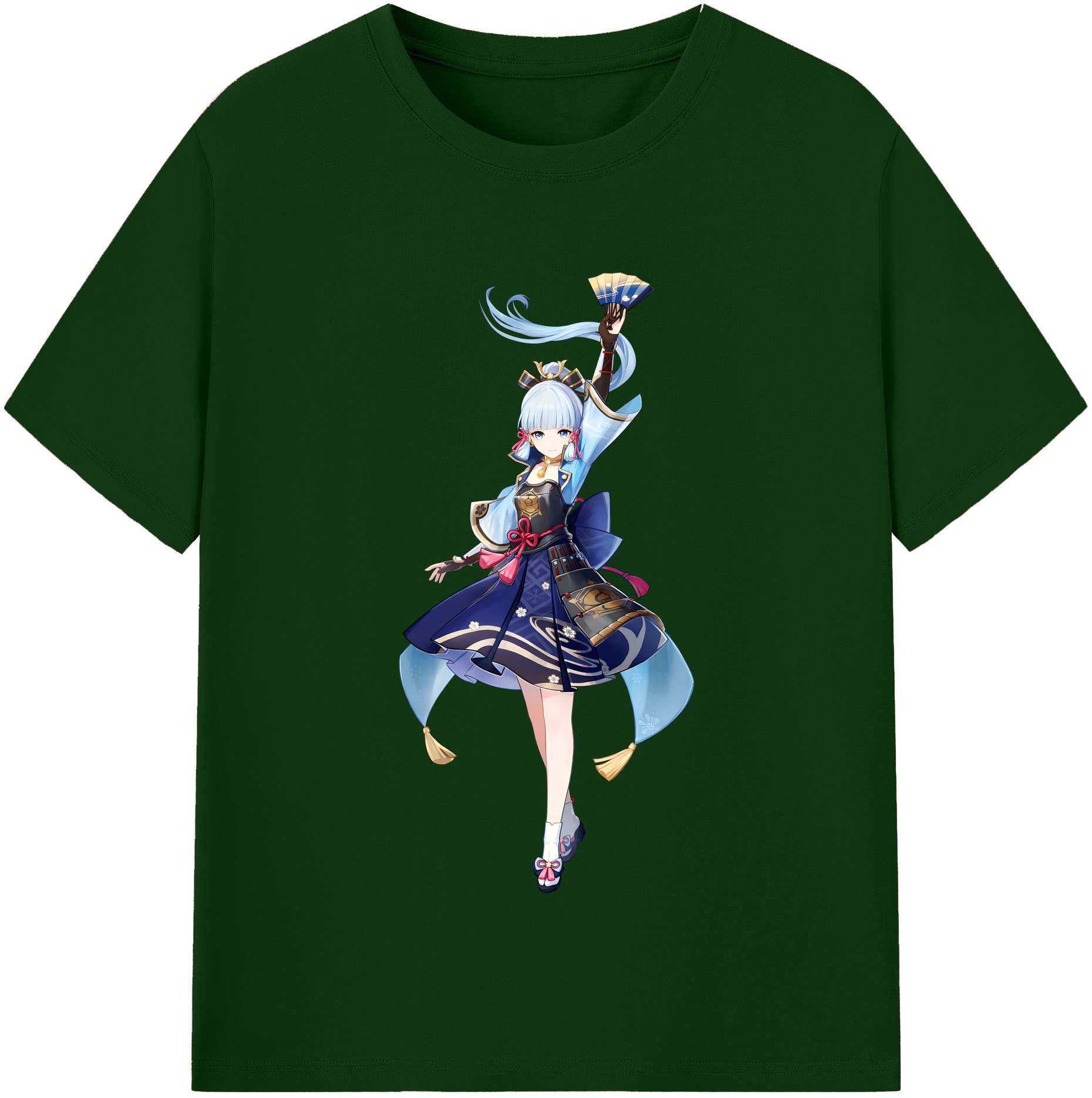 げんし神 神里綾華 神宮寺レン genshin Kamimiya Ren 綿100％半袖Tシャツ（フロントプリント）
